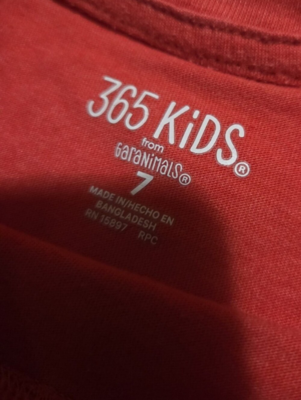 Garanimals Boys Size 7 red alligator shirt #05 - Picture 2 of 2